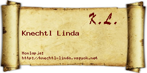 Knechtl Linda névjegykártya